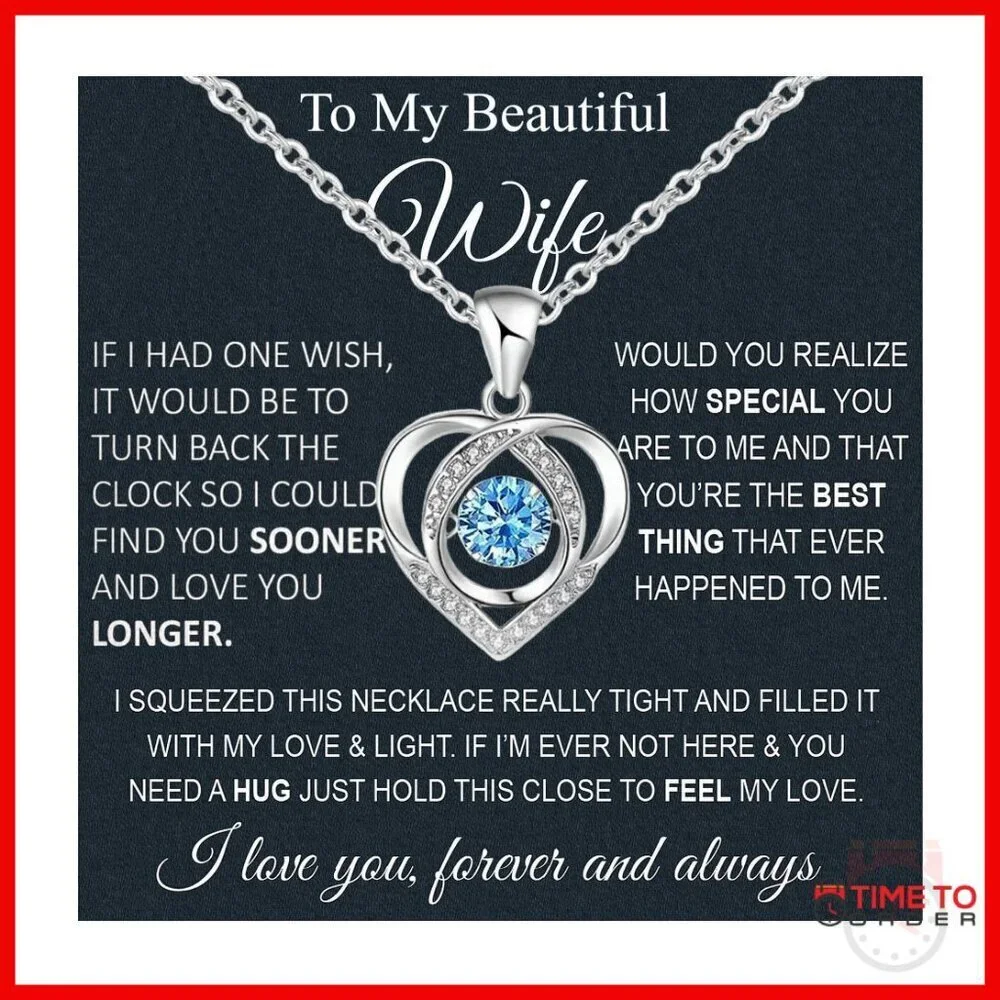 Sterling Silver Love Knot Pendant Necklace with CZ Stone 20